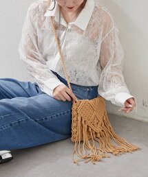 Remind me and forever（リマインドミーアンドフォーエバー）の「【WEB限定】マクラメショルダー（ショルダーバッグ）」