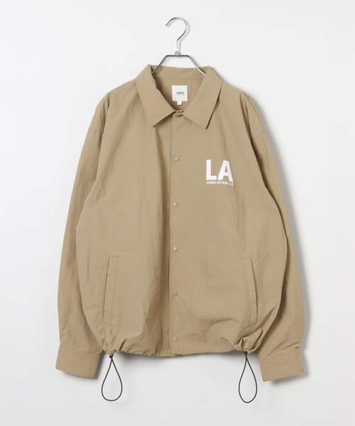 AMERICAN RAG CIE（アメリカンラグシー）の「【AMERICAN RAG CIE】コーチジャケット（ユニセックス）（その他アウター・レディース・ベージュ/ブラック・LARGE/MEDIUM）」の3枚目の写真