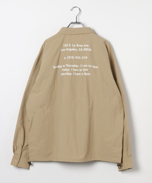 AMERICAN RAG CIE（アメリカンラグシー）の「【AMERICAN RAG CIE】コーチジャケット（ユニセックス）（その他アウター・レディース・ベージュ/ブラック・LARGE/MEDIUM）」の4枚目の写真