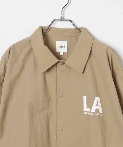 AMERICAN RAG CIE（アメリカンラグシー）の「【AMERICAN RAG CIE】コーチジャケット（ユニセックス）（その他アウター・レディース・ベージュ/ブラック・LARGE/MEDIUM）」の5枚目の写真