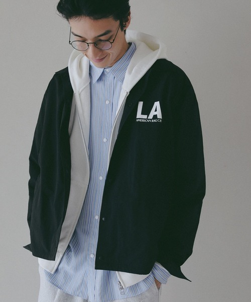 AMERICAN RAG CIE（アメリカンラグシー）の「【AMERICAN RAG CIE】コーチジャケット（ユニセックス）（その他アウター・レディース・ベージュ/ブラック・LARGE/MEDIUM）」の18枚目の写真