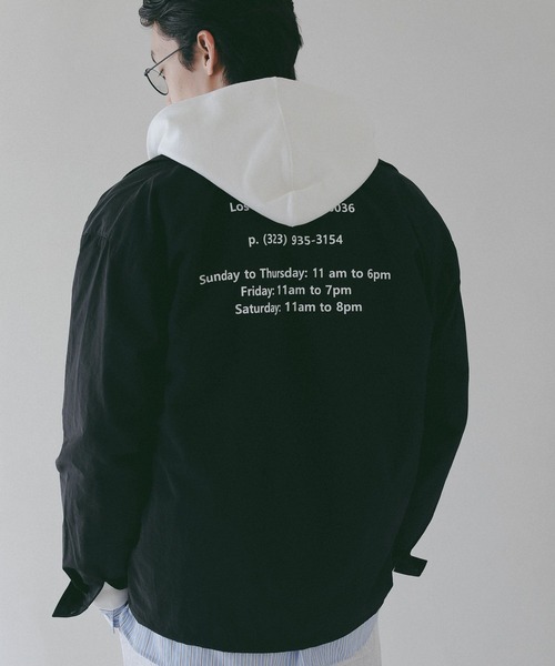 AMERICAN RAG CIE（アメリカンラグシー）の「【AMERICAN RAG CIE】コーチジャケット（ユニセックス）（その他アウター・レディース・ベージュ/ブラック・LARGE/MEDIUM）」の19枚目の写真