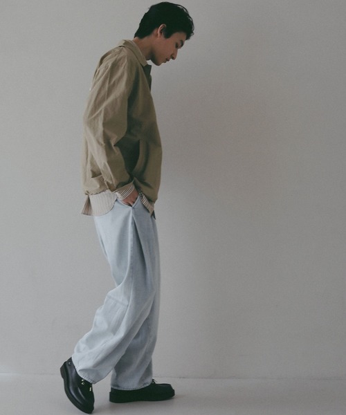 AMERICAN RAG CIE（アメリカンラグシー）の「【AMERICAN RAG CIE】コーチジャケット（ユニセックス）（その他アウター・レディース・ベージュ/ブラック・LARGE/MEDIUM）」の21枚目の写真