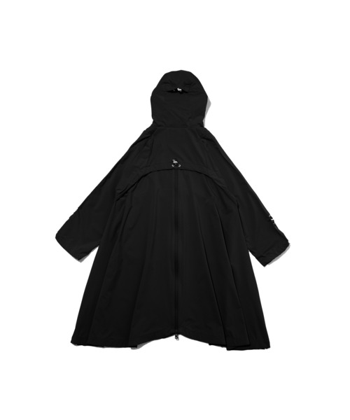 F/CE. （エフシーイー）の「F/CE. PERTEX WATERPROOF LONGLINE COAT / エフシーイー パーテックス ウォータープルーフ ロングライン コート（その他アウター・レディース・ブラック・SMALL）」の2枚目の写真