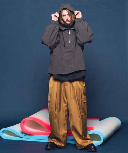 MAISON SPECIAL(メゾンスペシャル)の「《UNISEX》4 Colors Chambray Washable Wool Prime-Over Regular Collar Shirt/4色シャンブレーウォッシャブルウールプライムオーバーレギュラーカラーシャツ【MAISON SPECIAL/メゾンスペシャル】(シャツ/ブラウス・メンズ・ホワイト/ダークブルー/ブラック/グレー/チャコールグレー・0/1/2)」の15枚目の写真