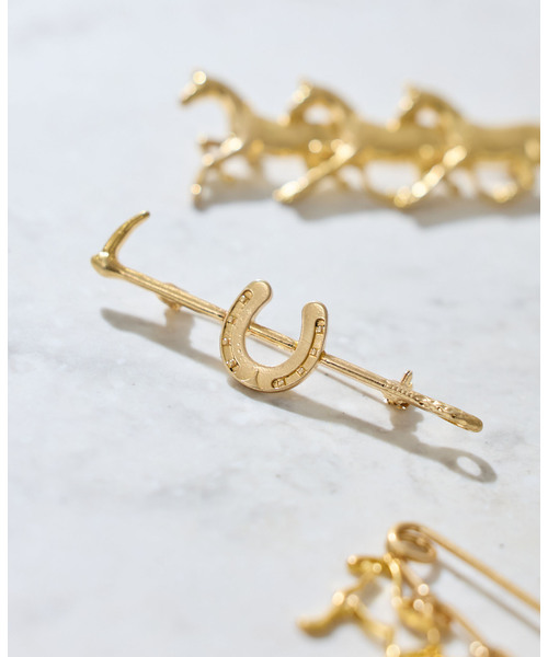 IENA（イエナ）の「《WEB限定/追加2》IENA FER A CHEVAL ブローチ（その他小物・レディース・ゴールド・FREE）」の5枚目の写真