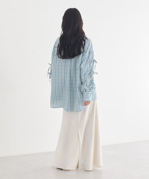 earth music&ecology（アースミュージックアンドエコロジー）の「【2026SS】アソートチェックシャツ（シャツ/ブラウス・レディース・ブルー系その他2/ホワイト系その他7/ブラック系その他3・FREE）」の19枚目の写真