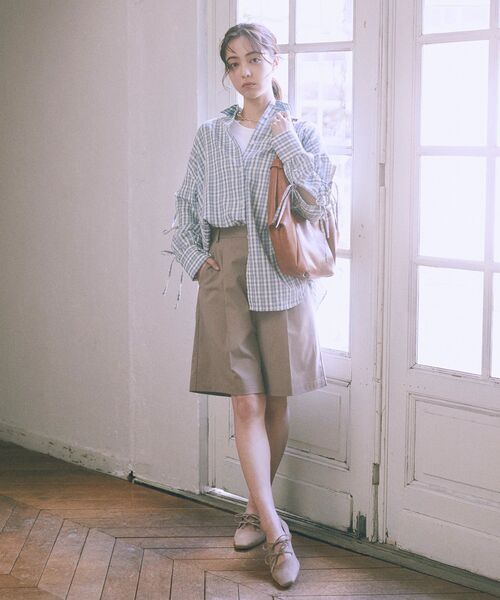 earth music&ecology（アースミュージックアンドエコロジー）の「【2026SS】アソートチェックシャツ（シャツ/ブラウス・レディース・ブルー系その他2/ホワイト系その他7/ブラック系その他3・FREE）」の22枚目の写真