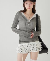 WHO'S WHO gallery | プロセストレースアップトップス(Tシャツ/カットソー)