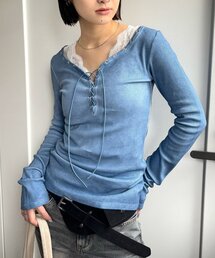 WHO'S WHO gallery | プロセストレースアップトップス(Tシャツ/カットソー)