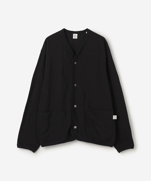 ORCIVAL（オーシバル）の「ORCIVAL | コットン Vネックカーディガン MEN（カーディガン/ボレロ・メンズ・ブラック/グレー系その他・5/4）」の2枚目の写真