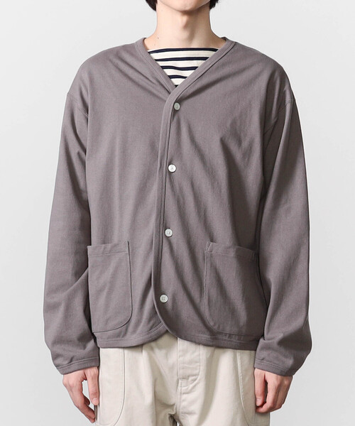 ORCIVAL（オーシバル）の「ORCIVAL | コットン Vネックカーディガン MEN（カーディガン/ボレロ・メンズ・ブラック/グレー系その他・5/4）」の11枚目の写真