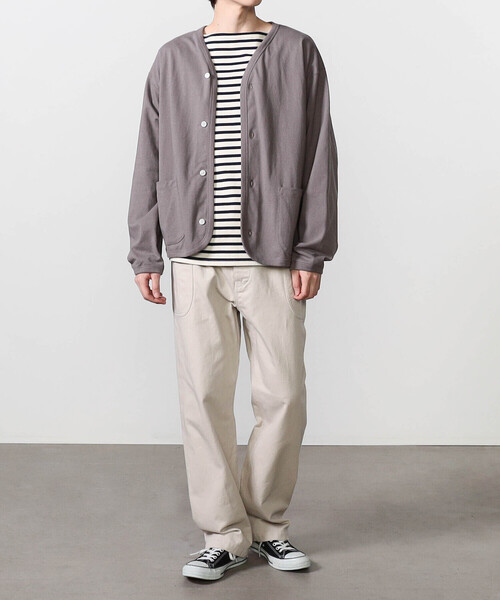 ORCIVAL（オーシバル）の「ORCIVAL | コットン Vネックカーディガン MEN（カーディガン/ボレロ・メンズ・ブラック/グレー系その他・5/4）」の15枚目の写真