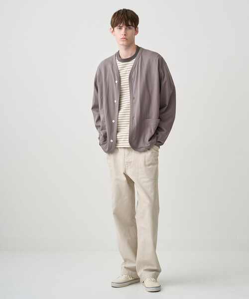 ORCIVAL（オーシバル）の「ORCIVAL | コットン Vネックカーディガン MEN（カーディガン/ボレロ・メンズ・ブラック/グレー系その他・5/4）」の17枚目の写真