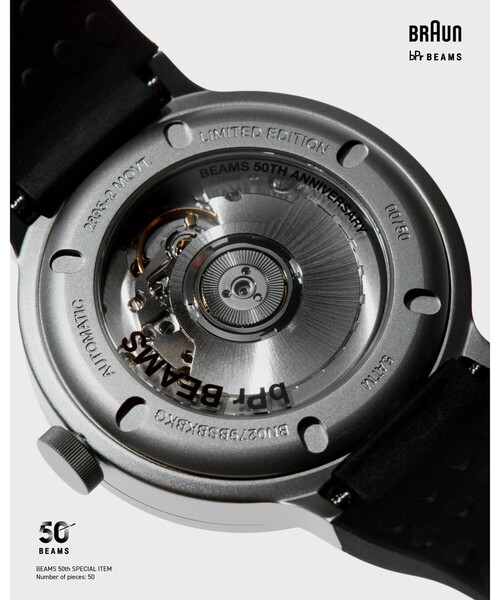 BRAUN(ブラウン)の「【別注】BRAUN / BN0279 BEAMS 50th Anniversary Limited Edition(アナログ腕時計・レディース・シルバー/ブラック・ONE SIZE)」の5枚目の写真