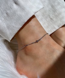 IRIEBEACH（アイリービーチ）の「MINI side cross anklet/【ハワイアンジュエリー】【サージカルステンレス】【金属アレルギー対応】【IRIEBEACH / アイリービーチ】つけっぱなしOK（アンクレット）」