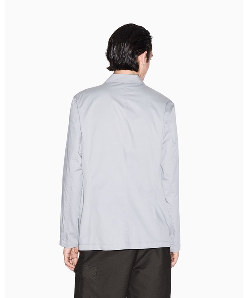 ARMANI EXCHANGE(アルマーニエクスチェンジ)の「【A|X アルマーニ エクスチェンジ】コットンツイル シングルブレストジャケット(テーラードジャケット・メンズ・ライトグレー・34inch)」の2枚目の写真