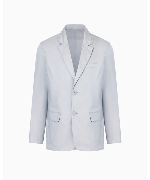 ARMANI EXCHANGE(アルマーニエクスチェンジ)の「【A|X アルマーニ エクスチェンジ】コットンツイル シングルブレストジャケット(テーラードジャケット・メンズ・ライトグレー・34inch)」の5枚目の写真