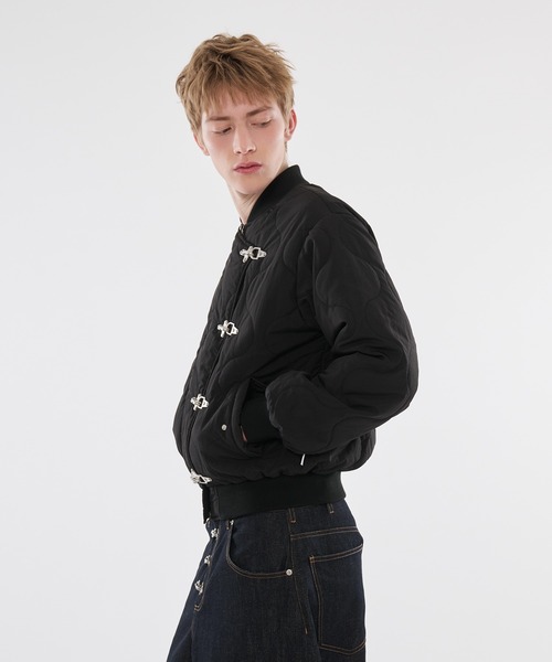 WISH FOR EVER(ウィッシュフォーエバー)の「【 3color / 3size 】FIREMAN MA-1 FRIGHT JACKET / ファイヤーマンMA1フライトジャケット(ブルゾン・メンズ・ピンク/ブラック/グリーン系その他・MEDIUM/LARGE/SMALL)」の6枚目の写真