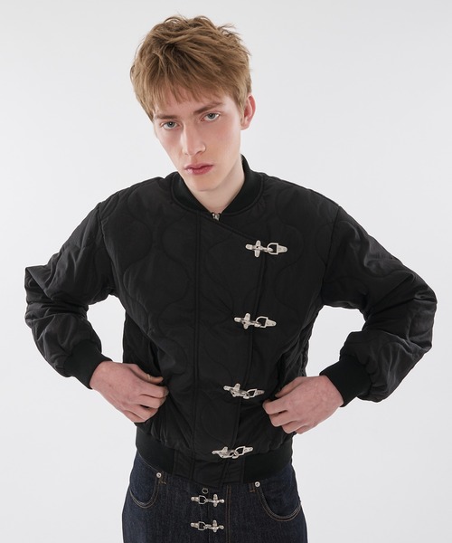 WISH FOR EVER(ウィッシュフォーエバー)の「【 3color / 3size 】FIREMAN MA-1 FRIGHT JACKET / ファイヤーマンMA1フライトジャケット(ブルゾン・メンズ・ピンク/ブラック/グリーン系その他・MEDIUM/LARGE/SMALL)」の9枚目の写真