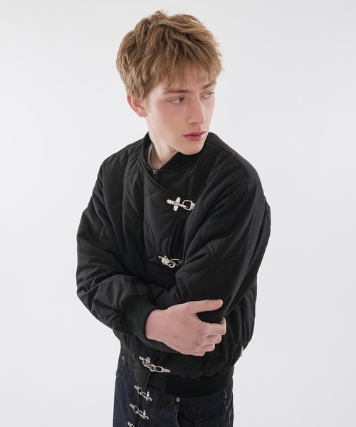 WISH FOR EVER(ウィッシュフォーエバー)の「【 3color / 3size 】FIREMAN MA-1 FRIGHT JACKET / ファイヤーマンMA1フライトジャケット(ブルゾン・メンズ・ピンク/ブラック/グリーン系その他・MEDIUM/LARGE/SMALL)」の10枚目の写真