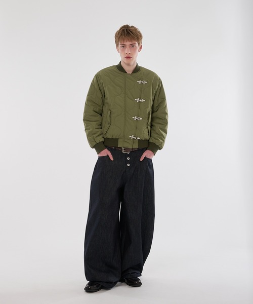 WISH FOR EVER(ウィッシュフォーエバー)の「【 3color / 3size 】FIREMAN MA-1 FRIGHT JACKET / ファイヤーマンMA1フライトジャケット(ブルゾン・メンズ・ピンク/ブラック/グリーン系その他・MEDIUM/LARGE/SMALL)」の18枚目の写真