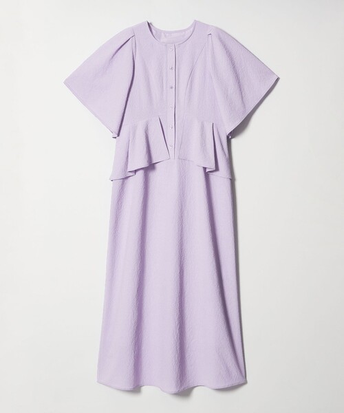 EMMEL REFINES（エメルリファインズ）の「＜EMMEL REFINES＞EM カラミタンブラー フリル ワンピース（ワンピース・レディース・ライラック/ブラック・FREE）」の2枚目の写真