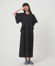 EMMEL REFINES | ＜EMMEL REFINES＞EM カラミタンブラー フリル ワンピース(ワンピース)