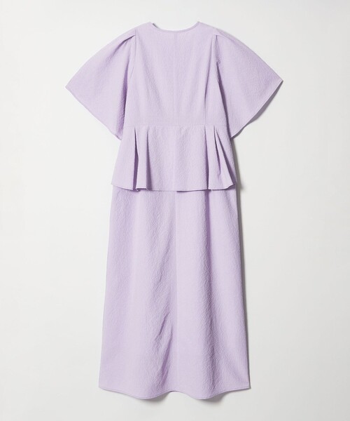 EMMEL REFINES（エメルリファインズ）の「＜EMMEL REFINES＞EM カラミタンブラー フリル ワンピース（ワンピース・レディース・ライラック/ブラック・FREE）」の4枚目の写真