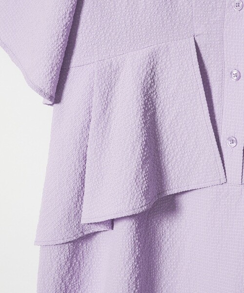 EMMEL REFINES（エメルリファインズ）の「＜EMMEL REFINES＞EM カラミタンブラー フリル ワンピース（ワンピース・レディース・ライラック/ブラック・FREE）」の8枚目の写真