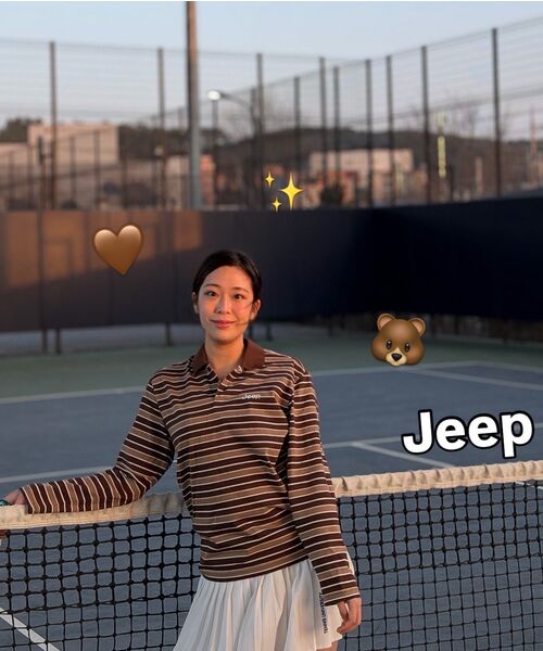 JEEP(ジープ)の「マルチストライプカラー ロングスリーブTシャツ (JR5TSU025BR)(ポロシャツ・レディース・その他・SMALL/MEDIUM/LARGE/X-LARGE/2XL)」の11枚目の写真
