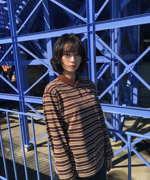 JEEP(ジープ)の「マルチストライプカラー ロングスリーブTシャツ (JR5TSU025BR)(ポロシャツ・レディース・その他・SMALL/MEDIUM/LARGE/X-LARGE/2XL)」の7枚目の写真