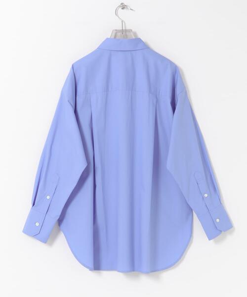 URBAN RESEARCH（アーバンリサーチ）の「new basic　BROAD BIG SHIRTS（シャツ/ブラウス・レディース・ブルー/ホワイト・FREE）」の6枚目の写真