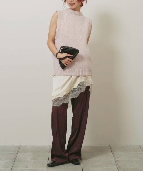 TODAYFUL(トゥデイフル)の「TODAYFUL Satin Lace Dress サテンレースドレス/12610317(ワンピース・レディース・ブラック/アイボリー・36)」の14枚目の写真