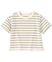 無印良品（ムジルシリョウヒン）の「ベビー あたまするっと 太番手クルーネック半袖Ｔシャツ（Tシャツ/カットソー）」