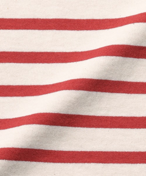 無印良品(ムジルシリョウヒン)の「ベビー あたまするっと 太番手クルーネック半袖Tシャツ(Tシャツ/カットソー・キッズ・キナリ/カーキ系/ブラウン/レッド系/ライトオレンジ系/ライトオレンジ系1/チャコールグレー/ライトグリーン系/ネイビー系・80/90/100)」の16枚目の写真