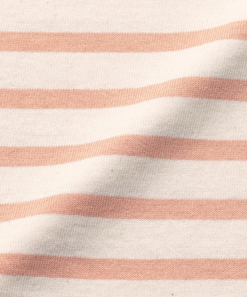 無印良品(ムジルシリョウヒン)の「ベビー あたまするっと 太番手クルーネック半袖Tシャツ(Tシャツ/カットソー・キッズ・キナリ/カーキ系/ブラウン/レッド系/ライトオレンジ系/ライトオレンジ系1/チャコールグレー/ライトグリーン系/ネイビー系・80/90/100)」の10枚目の写真