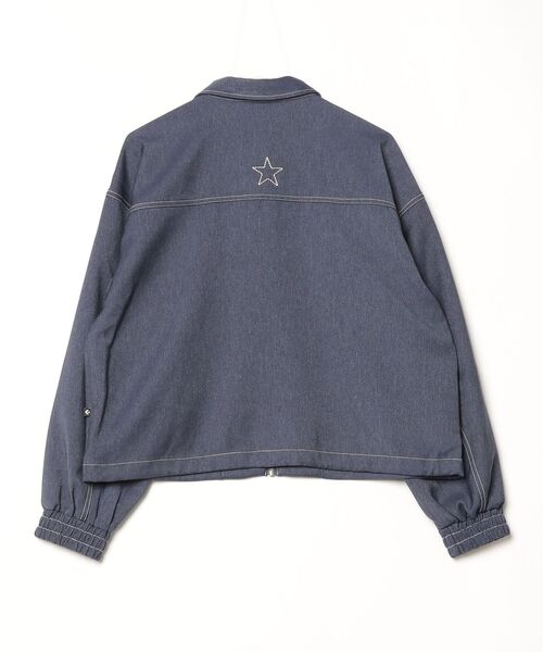CONVERSE(コンバース)の「コンバース SYNTHETIC DENIM JACKET L シンセティックデニムジャケット(デニムジャケット・レディース・オフホワイト/ネイビー/ブラック・L/M)」の15枚目の写真