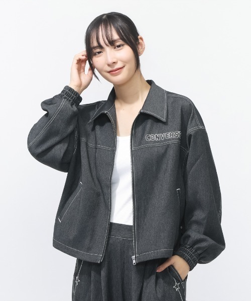 コンバース SYNTHETIC DENIM JACKET L シンセティックデニムジャケット