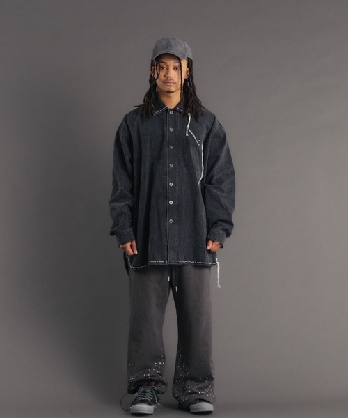 FR(13)NDS(フレンズ)の「FR(13)NDS /フレンズ/Stitch Shirts(シャツ/ブラウス・メンズ・ブラック・M/S)」の2枚目の写真