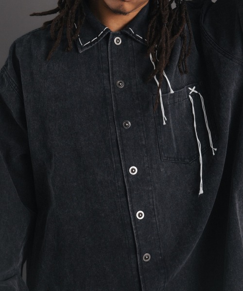 FR(13)NDS(フレンズ)の「FR(13)NDS /フレンズ/Stitch Shirts(シャツ/ブラウス・メンズ・ブラック・M/S)」の21枚目の写真