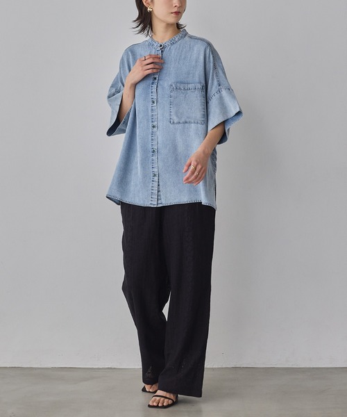Noia（ノイア）の「レース パンツ（その他パンツ・レディース・オフホワイト/ブラック・FREE）」の4枚目の写真