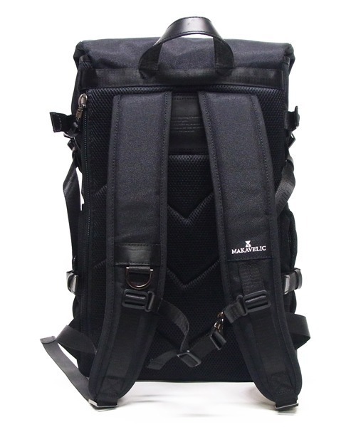 MAKAVELIC(マキャベリック)の「【MAKAVELIC】CHASE DOUBLE LINE BACKPACK(バックパック/リュック・メンズ・ブラック/ネイビー系・FREE)」の13枚目の写真