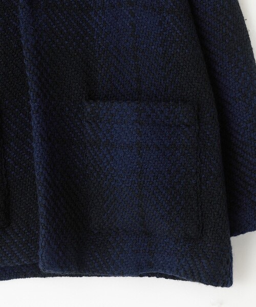 MEN'S BIGI(メンズビギ)の「《John Braniganコラボ》ショールカラーニットジャケット(ブルゾン・メンズ・ネイビー/ブラック系その他・02/03)」の14枚目の写真