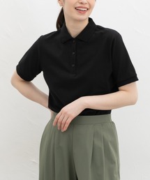 Honeys | 【ハニさら・アクティブウェア・吸水速乾・抗菌防臭・UVカット】半袖ポロシャツ(Tシャツ/カットソー)