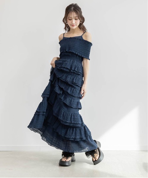 RANDA(ランダ)の「2WAY シアーリボンボリュームソールトングサンダル(サンダル・レディース・ブラック・L/M/S)」の9枚目の写真