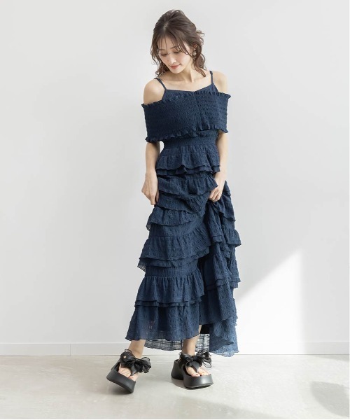 RANDA(ランダ)の「2WAY シアーリボンボリュームソールトングサンダル(サンダル・レディース・ブラック・L/M/S)」の10枚目の写真