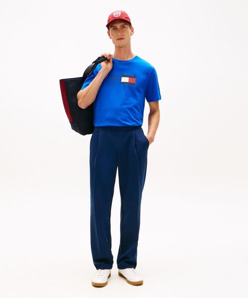 TOMMY HILFIGER(トミーヒルフィガー)の「ブランドラブテキストボックスTシャツ(Tシャツ/カットソー・メンズ・ホワイト/マルチ/ブルー・LARGE/X-LARGE/SMALL/MEDIUM)」の5枚目の写真