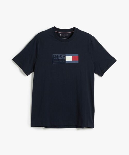 TOMMY HILFIGER(トミーヒルフィガー)の「ブランドラブテキストボックスTシャツ(Tシャツ/カットソー・メンズ・ホワイト/マルチ/ブルー・LARGE/X-LARGE/SMALL/MEDIUM)」の12枚目の写真
