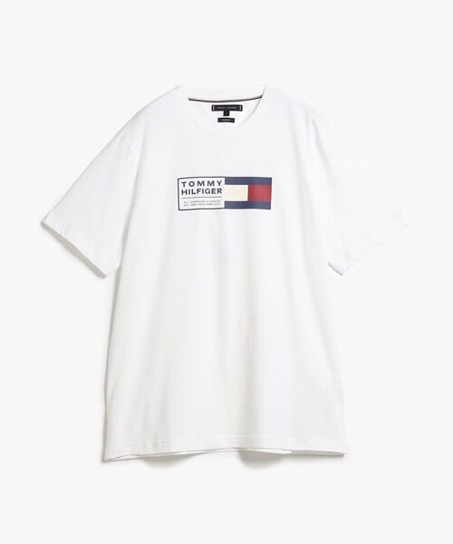TOMMY HILFIGER(トミーヒルフィガー)の「ブランドラブテキストボックスTシャツ(Tシャツ/カットソー・メンズ・ホワイト/マルチ/ブルー・LARGE/X-LARGE/SMALL/MEDIUM)」の16枚目の写真